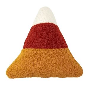 Candy Corn Halloween Pillow